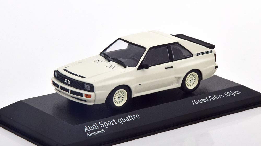 Minichamps Audi Sport Quattro Baujahr 1984 weiß 1:43: Amazon.de